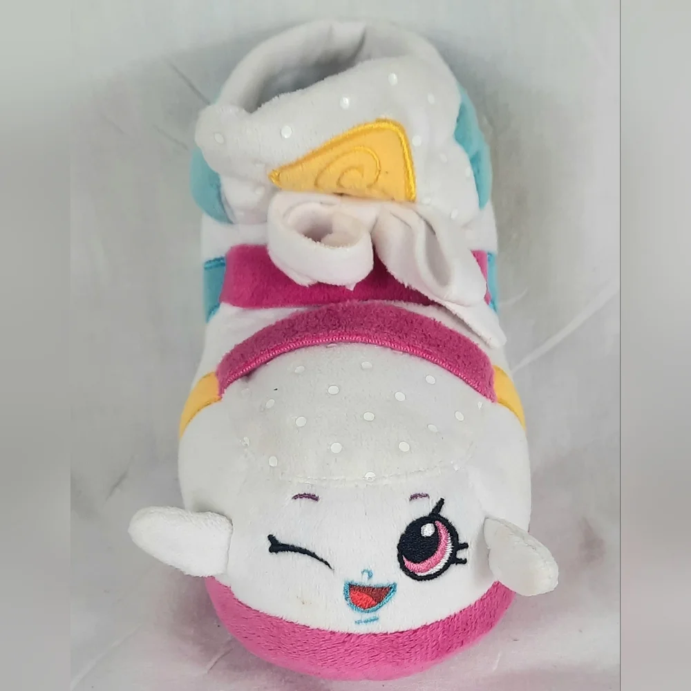 Shopkins Plush Sneaky Wedge Sneaker Shoe And Pancake Jake Lot Of 2 Stuffed Toys
